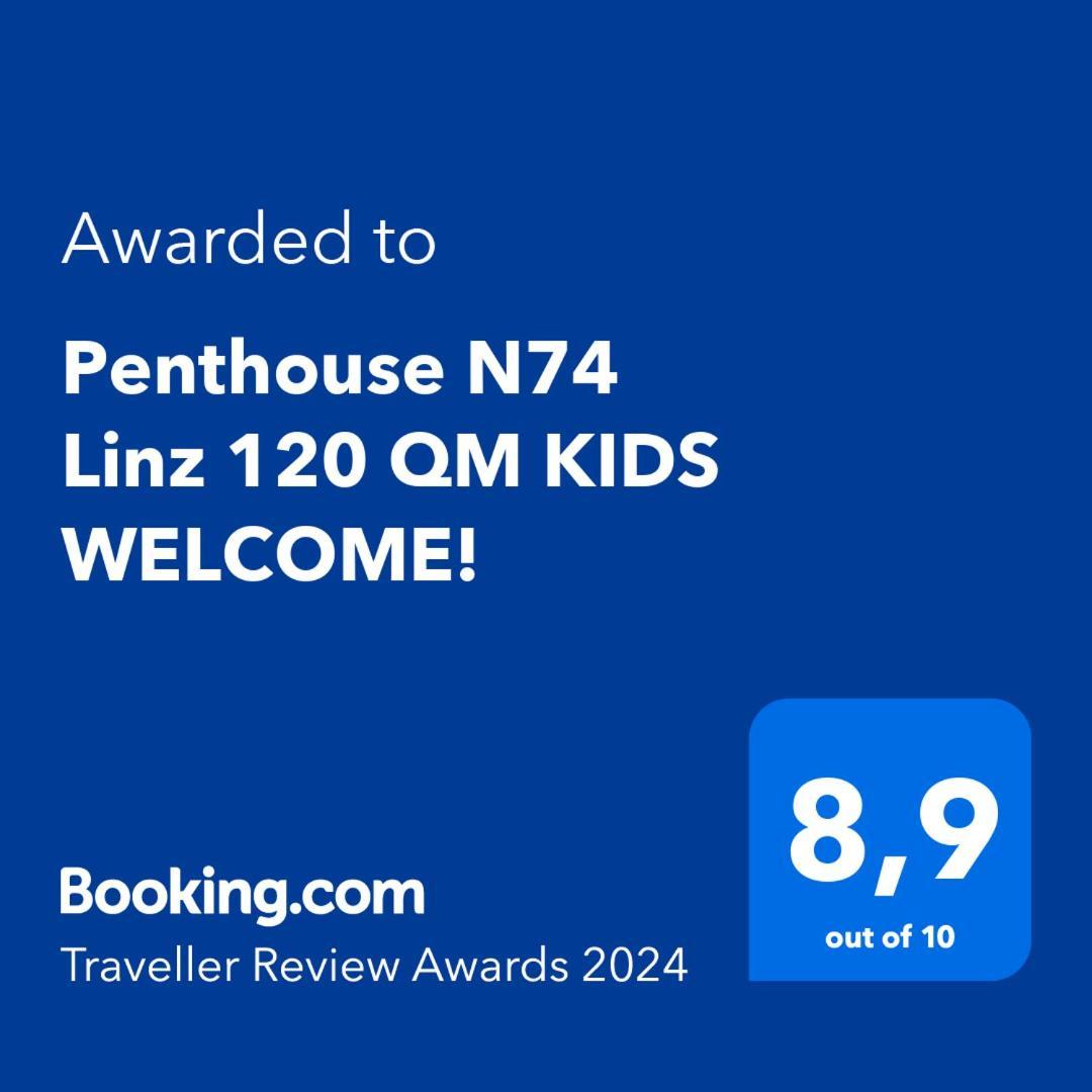 Penthouse N74 Linz 120 Qm Kids Welcome! Exteriör bild